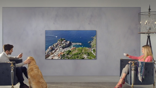 Samsung QLED TV in CES Remote
