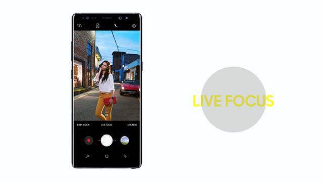 Samsung Galaxy Note 8 Live Focus
